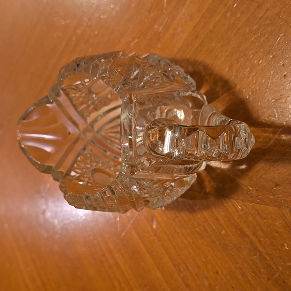 Antique American Brilliant Period Cut Glass Crystal Creamer & Sugar Set - Picture 14 of 16